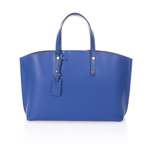 Niebieska torebka skórzana Giulia Massari Nala