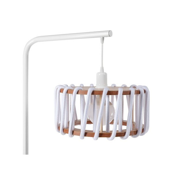 Lampa stojąca z białą konstrukcją i małym białym kloszem EMKO Macaron-image-2