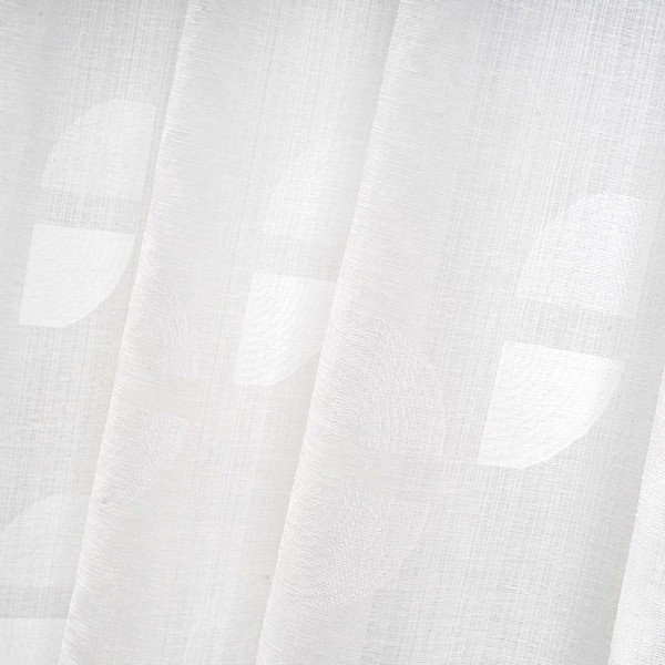 Biała zasłona żakardowa 140x260 cm Mid Century – Casa Selección-image-4