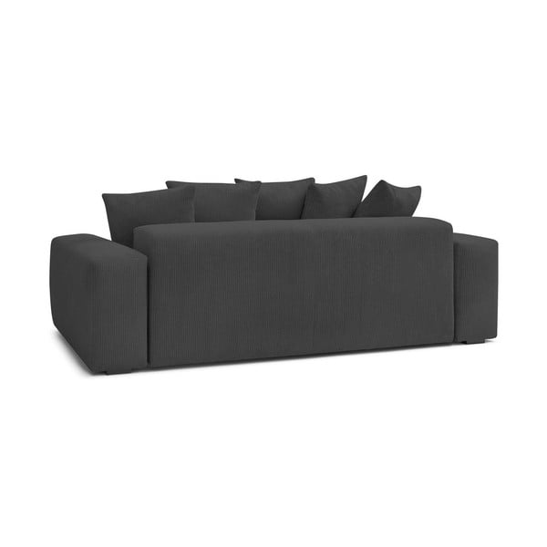 Szara sztruksowa sofa 280 cm Voltaire – Bobochic Paris-image-4