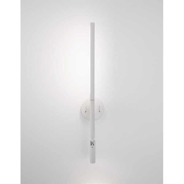 Aluminiowy kinkiet LED z elastyczną konstrukcją w matowym białym kolorze Handy – Nova Luce-image-2