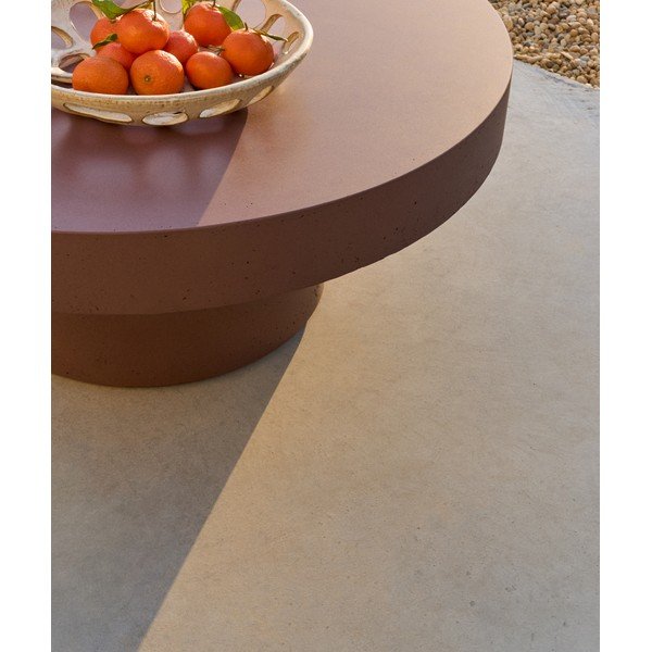 Okrągły stolik ogrodowy betonowy ø 90 cm Aiguablava – Kave Home-image-2