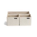 Tekstylne organizery do szuflady zestaw 3 szt. Soft Storage – Bigso