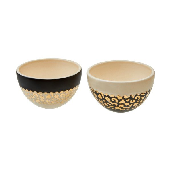 Kamionkowe miski w złoto-kremowym kolorze zestaw 2 szt. 180 ml London – Premier Housewares-image-3
