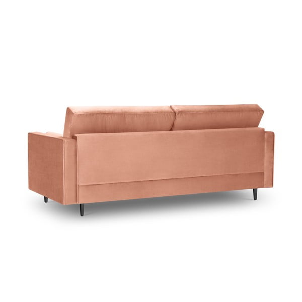 Różowa aksamitna sofa Milo Casa Santo, 219 cm-image-4