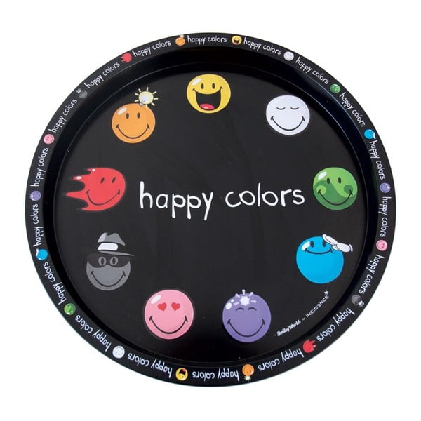 Okrągła taca Incidence Happy Colors