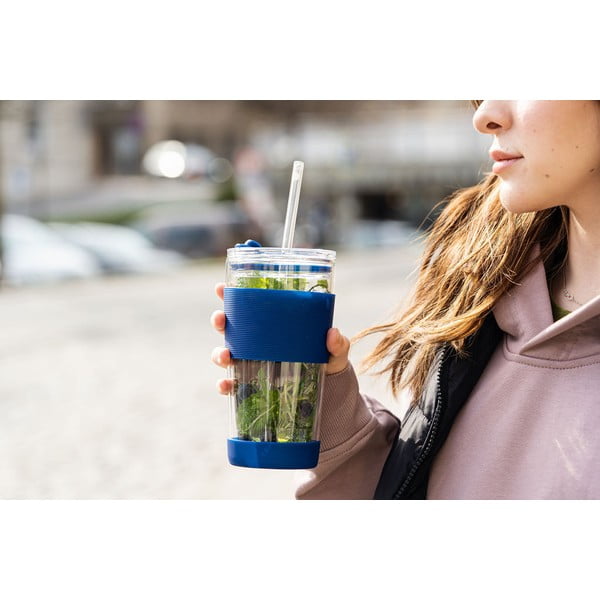 Niebieski kubek termiczny 600 ml Fuori – Vialli Design-image-3