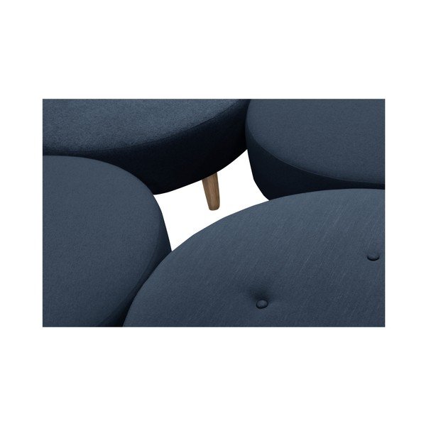 Ciemnoniebieski puf/stolik Helga Interiors Nolan-image-3