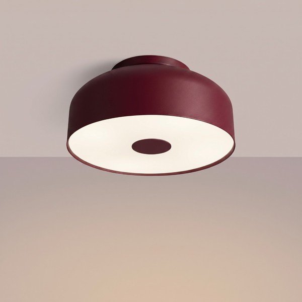 Bordowa stalowa lampa sufitowa ø 30 cm Omiq – Sollux-image-2