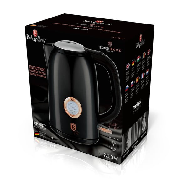 Czarny czajnik elektryczny 1,7 l Black Rose Collection – BerlingerHaus-image-3