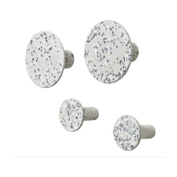 Zestaw 4 haczyków ściennych Blomus Terrazzo
