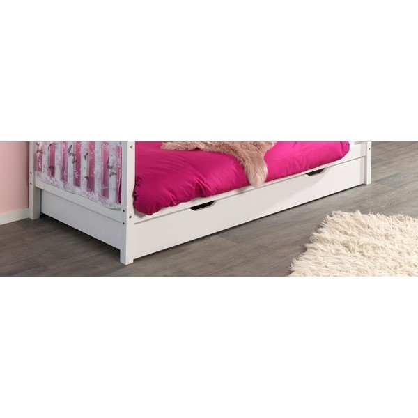 Biała szuflada pod łóżko dziecięce 90x200 cm Dallas – Vipack-image-1