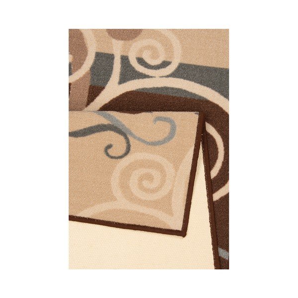 Brązowy chodnik Zala Living Vibe Coffee Ornament, 67x180 cm-image-2