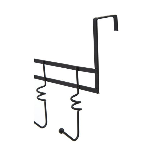 Czarny metalowy wieszak na drzwi 46 cm Jaxen – Premier Housewares-image-2