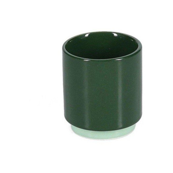 Ciemnozielona kamionkowa filiżanka na espresso 130 ml Duo – ONA