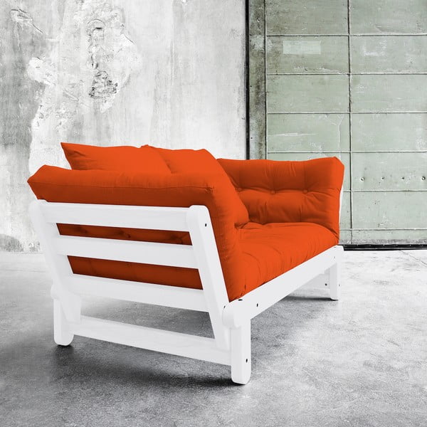 Sofa rozkładana Karup Beat White/Orange-image-3