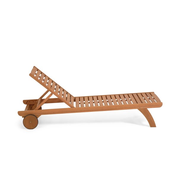 Leżak ogrodowy z drewna eukaliptusa Kave Home Beila-image-2