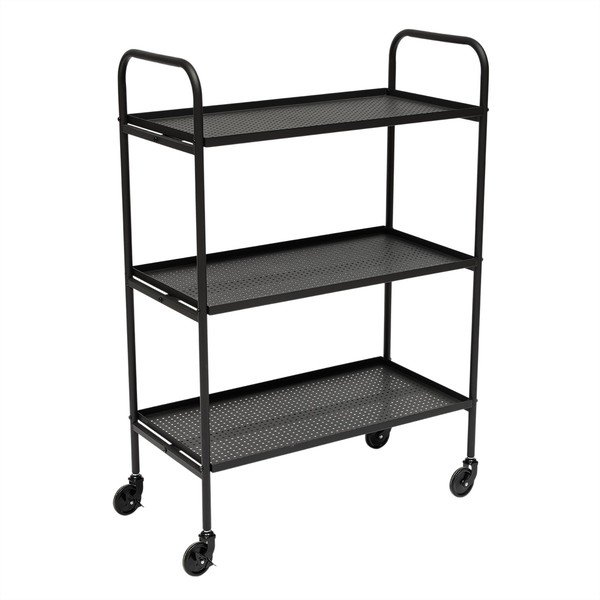 Stalowy barek na kółkach 37,5x75 cm Maki – OYOY Living Design