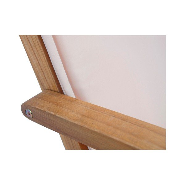 Biały leżak ogrodowy z drewna akacjowego SOB Garden-image-3