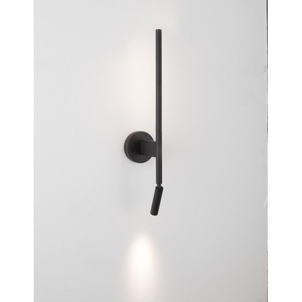 Aluminiowy kinkiet LED z elastyczną konstrukcją w kolorze matowej czerni Handy – Nova Luce-image-4