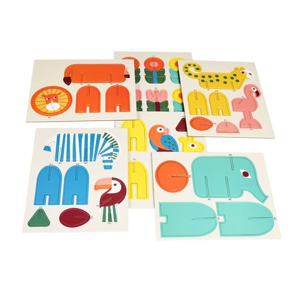 Drewniana gra składana Wild Wonders – Rex London-image-1