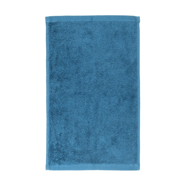 Niebieski bawełniany ręcznik kąpielowy Boheme Alfa, 70x140 cm