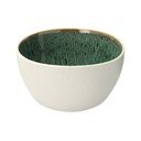 Biało-zielona kamionkowa miska 400 ml Gastro White/Green – Bitz