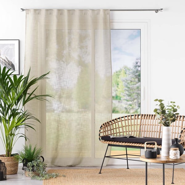 Brązowa firanka 140x240 cm Haltona – douceur d'intérieur-image-3