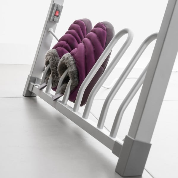 Szara składana elektryczna suszarka do bielizny InnovaGoods Clothes Airer-image-1