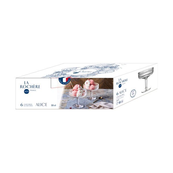Szklana miska do lodów 370 ml – La Rochére-image-3