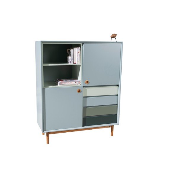 Jasnozielona komoda Tom Tailor Color Box, 114x137 cm