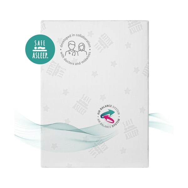 Piankowy materac dziecięcy ze zdejmowanym pokrowcem 95x70 cm Safe Asleep® – Roba-image-4