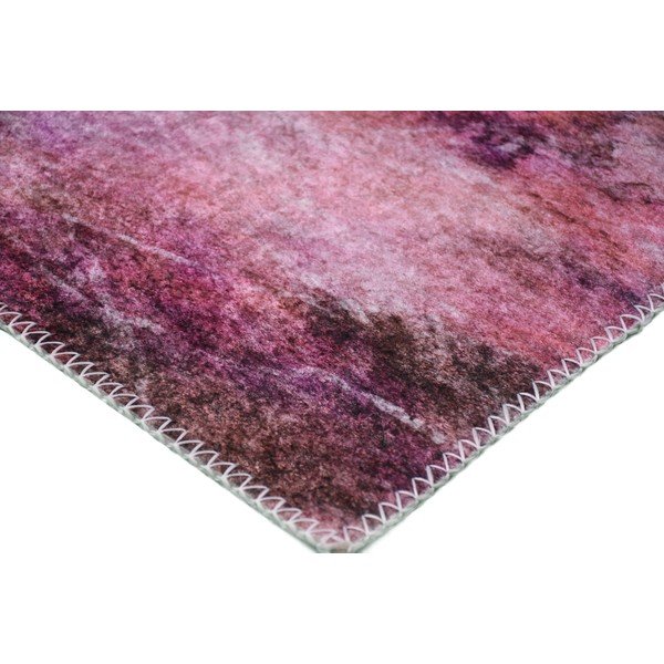Biało-różowy dywan odpowiedni do prania 80x150 cm – Vitaus-image-2