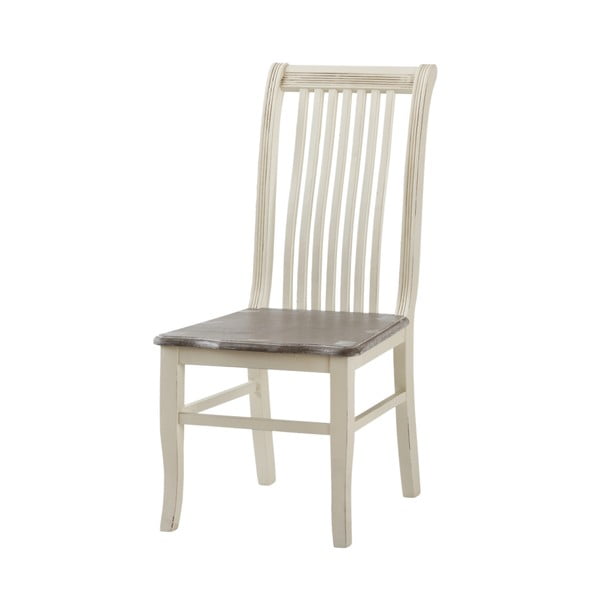Kremowe krzesło z drewna topoli Livin Hill Pesaro