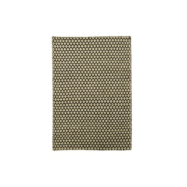 Ręcznie tkany kilim Brown and White Kilim, 110x158 cm