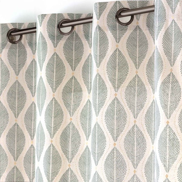 Zielono-beżowa zasłona 140x240 cm Maho – douceur d'intérieur-image-2