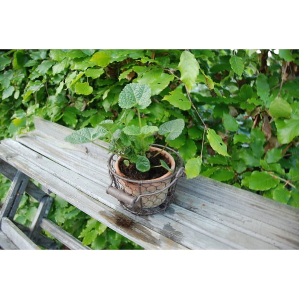 Terakotowa ręcznie wykonana doniczka ø 12 cm – Esschert Design-image-3