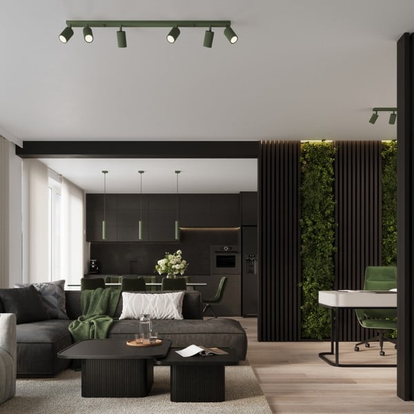 Zielona lampa wisząca Gleam – Sollux-image-1