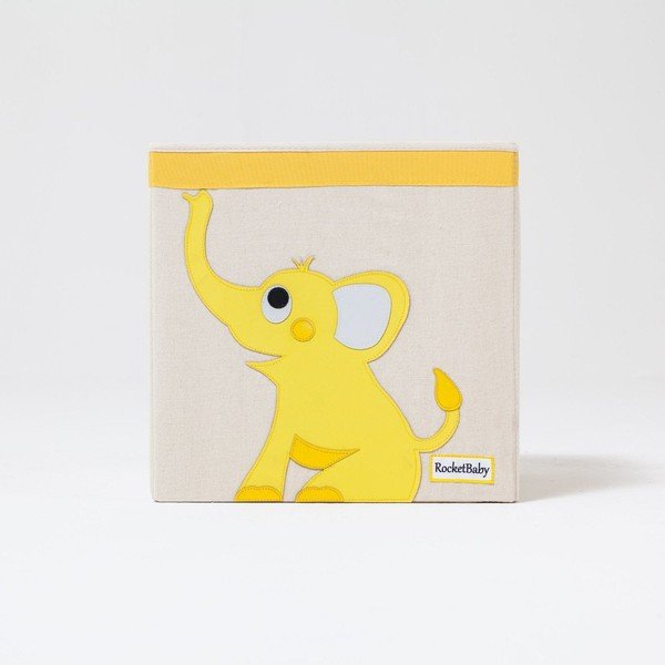 Materiałowy dziecięcy pojemnik do przechowywania Robby the Elephant – Rocket Baby-image-1