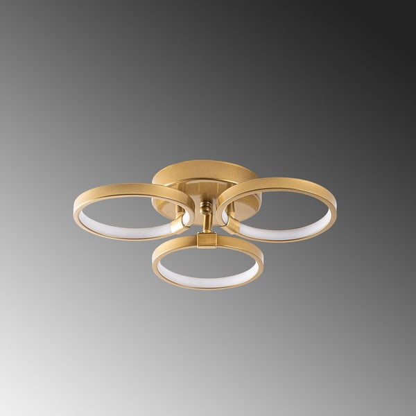 Lampa sufitowa LED w kolorze złota ø 17 cm Halka – Opviq lights-image-2