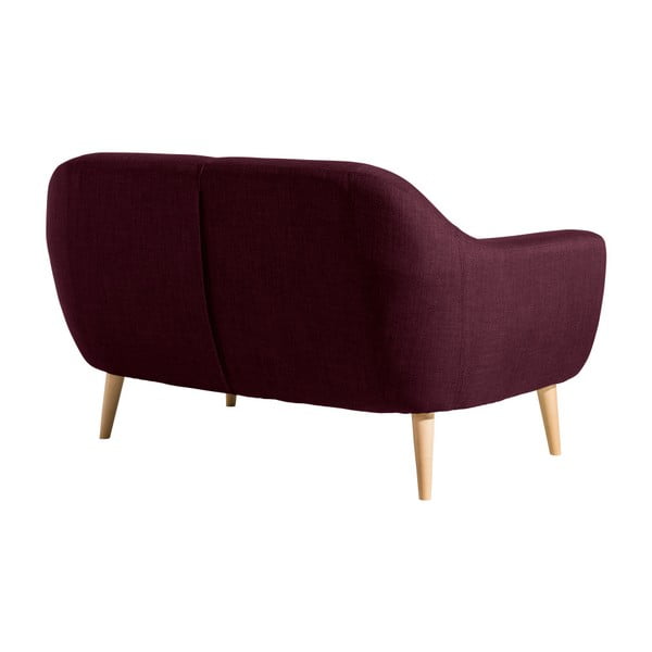 Bordowa sofa 2-osobowa Max Winzer Kelly-image-3