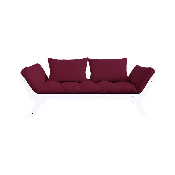 Sofa rozkładana Karup Design Bebop White/Bordeaux