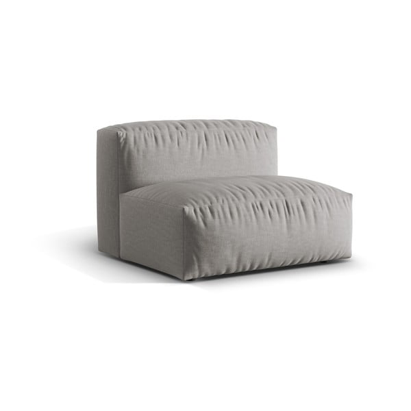 Jasnoszary moduł sofy (moduł środkowy) Martina – Micadoni Home-image-1