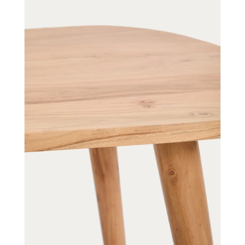 Stolik z litego drewna akacjowego w naturalnym kolorze 60x110,5 cm Duvani – Kave Home (zdjęcie 5)