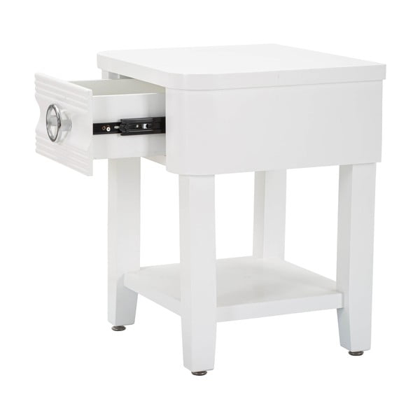 Biała szafka nocna z litego drewna jodłowego Shine – Mauro Ferretti-image-2