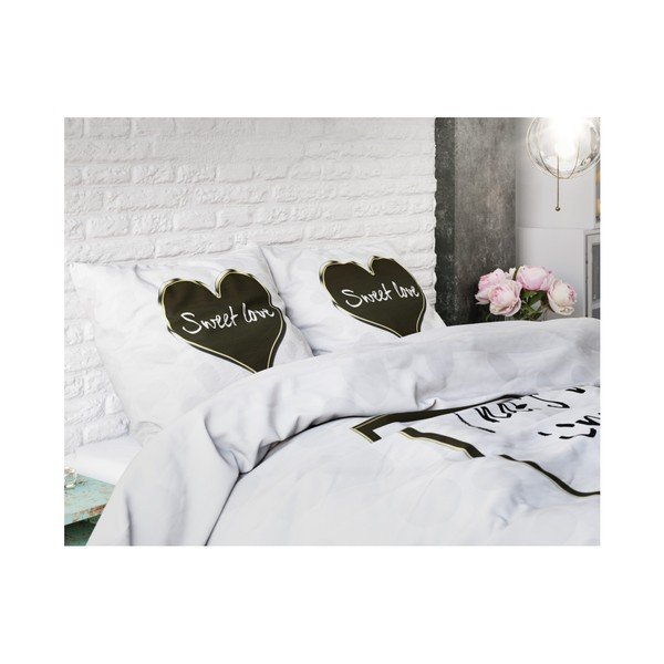 Pościel z mikroperkalu Sleeptime In Bed, 200x220 cm-image-1