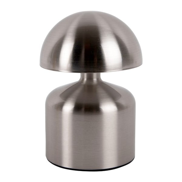 Szara lampa stołowa LED (wys. 15 cm) Impetu – Leitmotiv