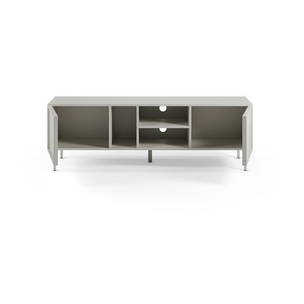 Kremowa szafka pod TV 160x51x42 cm Brise – Marckeric-image-2