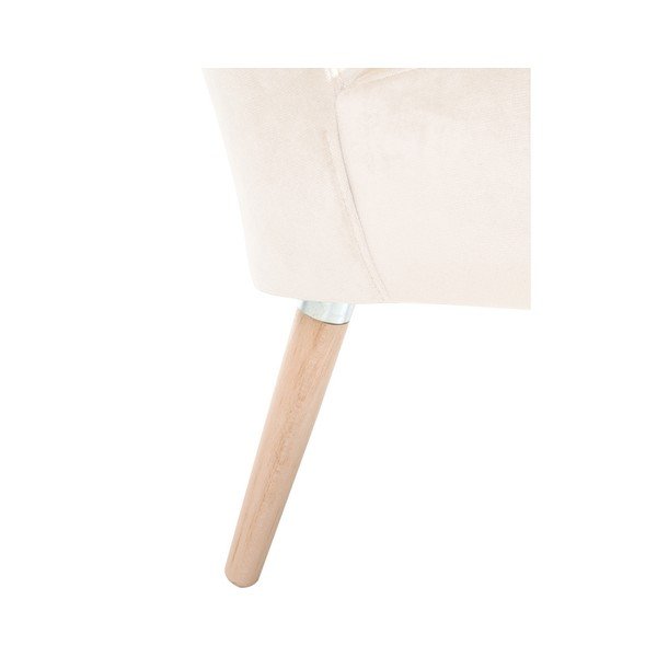 Kremowy fotel Max Winzer Neele Velvet-image-3