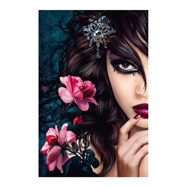 Plakat wielkoformatowy Midnight Rose, 115x175 cm